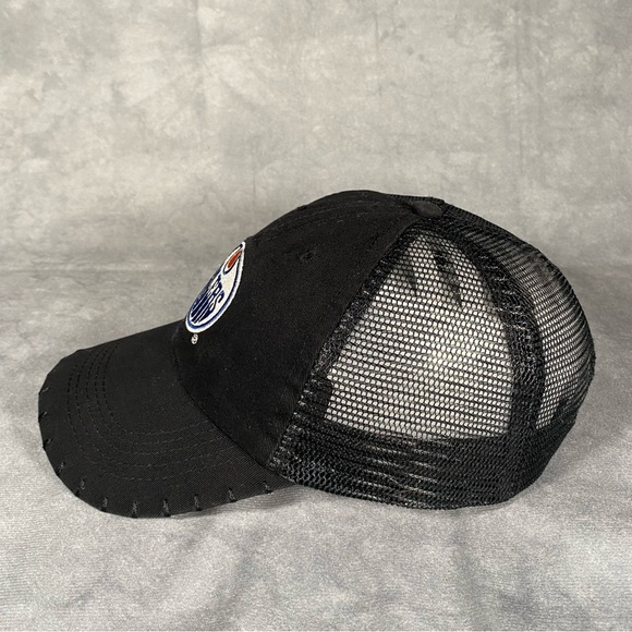 VINTAGE Edmonton Oilers SnapBack Hat Official NHL Coors Light Black Stitched - Picture 2 of 7